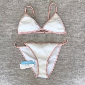 White swimsuit